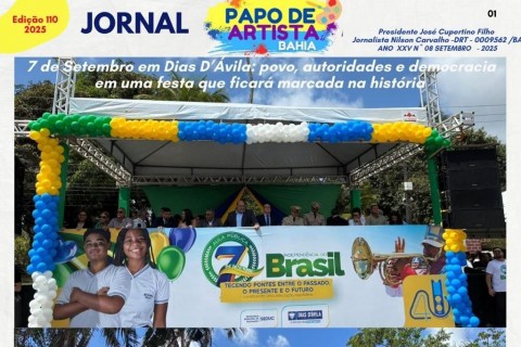 Jornal Papo de Artista Semanal – Arte, Cultura e Informação