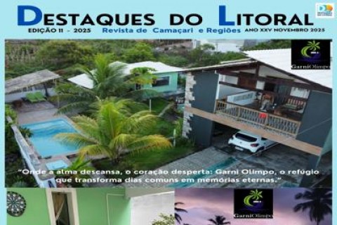 A NOVA EDIÇÃO DA REVISTA DESTAQUES DO LITORAL CHEGOU!
