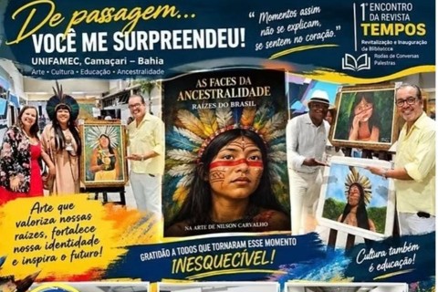 🎨 UMA TARDE, UMA NOITE, UMA VIDA DE SONHOS REALIZADOS: NILSON CARVALHO E A ARTE QUE TOCOU CORAÇÕES NA UNIFAMEC!