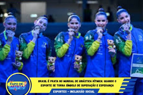 Brasil é prata no Mundial de Ginástica Rítmica!