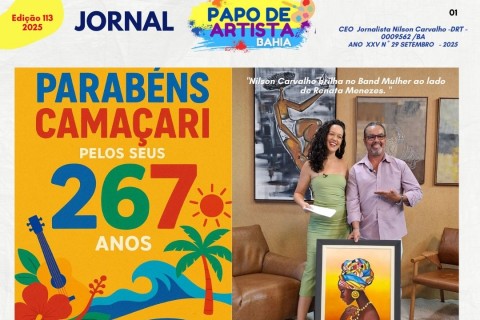 Jornal Papo de Artista Semanal – Arte, Cultura e Informação