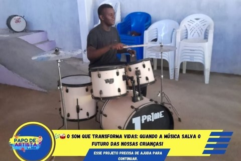 🎶🥁 O SOM QUE TRANSFORMA VIDAS: QUANDO A MÚSICA SALVA O FUTURO DAS NOSSAS CRIANÇAS!