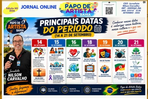 Está no ar mais uma edição do Papo de Artista Bahia