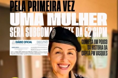 A FORÇA DE UMA MULHER QUE FAZ HISTÓRIA NA PMBA!”