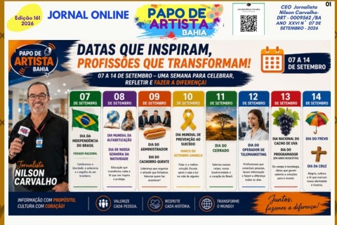 JORNAL PAPO DE ARTISTA 📲 A nova edição já está disponível!