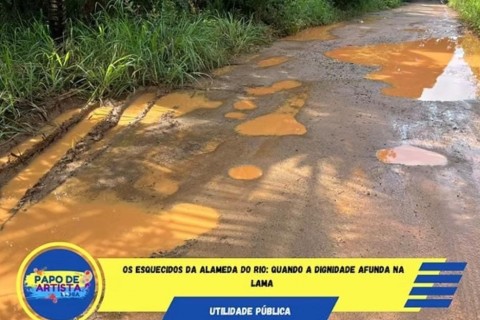 Os esquecidos da Alameda do Rio: quando a dignidade afunda na lama