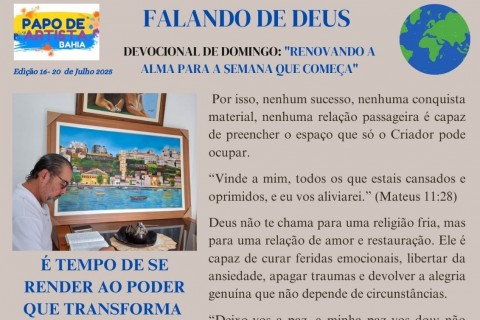 FALANDO DE DEUS  DEVOCIONAL DE DOMINGO