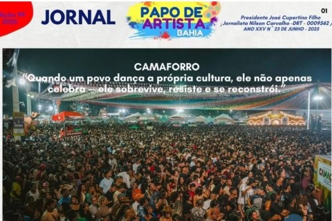 Já está no ar a nova edição do Jornal Semanal Papo de Artista!