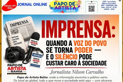 Jornal Papo de Artista Bahia – já está no ar!