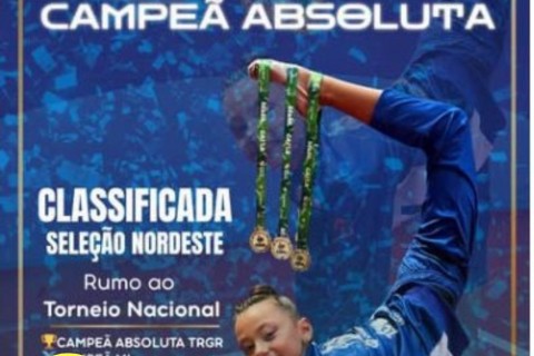 Campeã Absoluta – Jade Moutinho ✨🏆