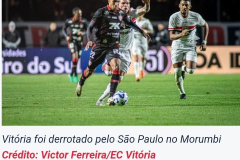 Vitória perde para o São Paulo e fecha turno zerado como visitante
