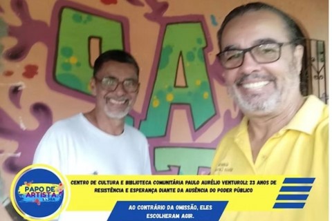 Centro de Cultura e Biblioteca Comunitária Paulo Aurélio Venturoli: 23 anos de resistência e esperança diante da ausência do poder público