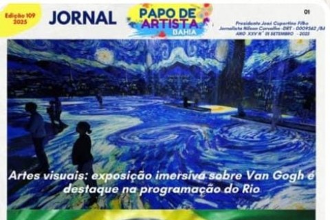 A nova edição do Jornal Papo de Artista Bahia já está disponível.